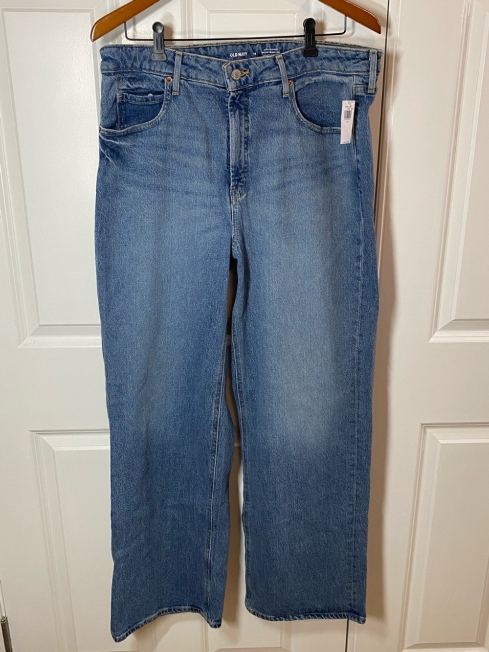NWT Old Navy Xtra High Rise Wide Leg Jeans size 14